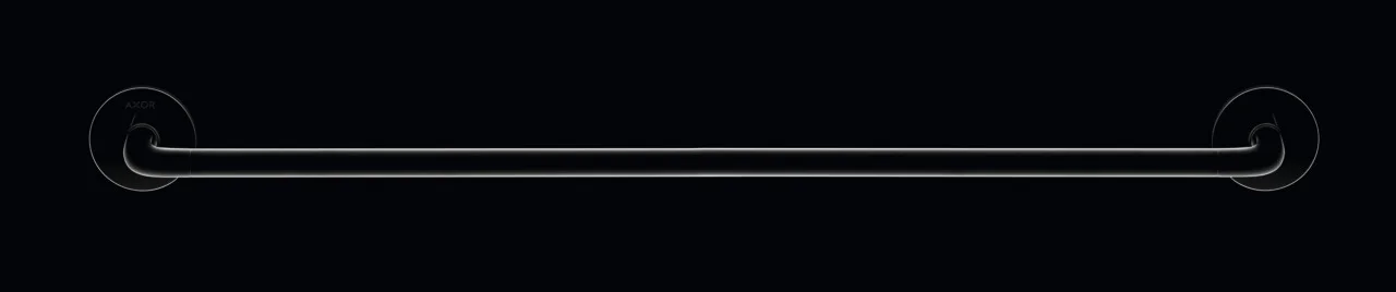 Hansgrohe AXOR Universal Circular Badetuchhalter 800 mm, Chrom, feststehend, Wandmontage mit verdeckter Befestigung