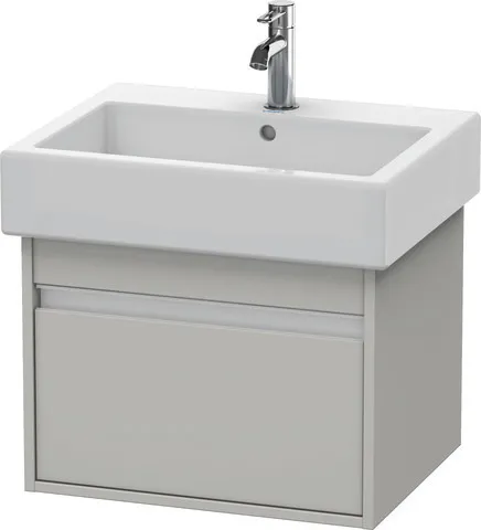 Duravit Waschtischunterschrank wandhängend „Ketho“ 55 × 41 × 44 cm Betongrau Matt Duravit Waschtischunterschrank wandhängend „Ketho“ 55 × 41 × 44 cm Betongrau Matt