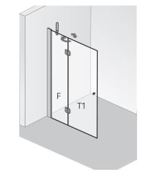 HSK teilgerahmt Walk-In-Duschkabine 2-teilig „Aperto“ Drehtür pendelbar an Nebenteil, 2-teilig Glas Klar hell, Profile Chromoptik (Alu Hochglanz poliert), B: 900 mm H: 2000 mm HSK teilgerahmt Walk-In-Duschkabine 2-teilig „Aperto“ Drehtür pendelbar an Nebenteil, 2-teilig Glas Klar hell, Profile Chromoptik (Alu Hochglanz poliert), B: 900 mm H: 2000 mm