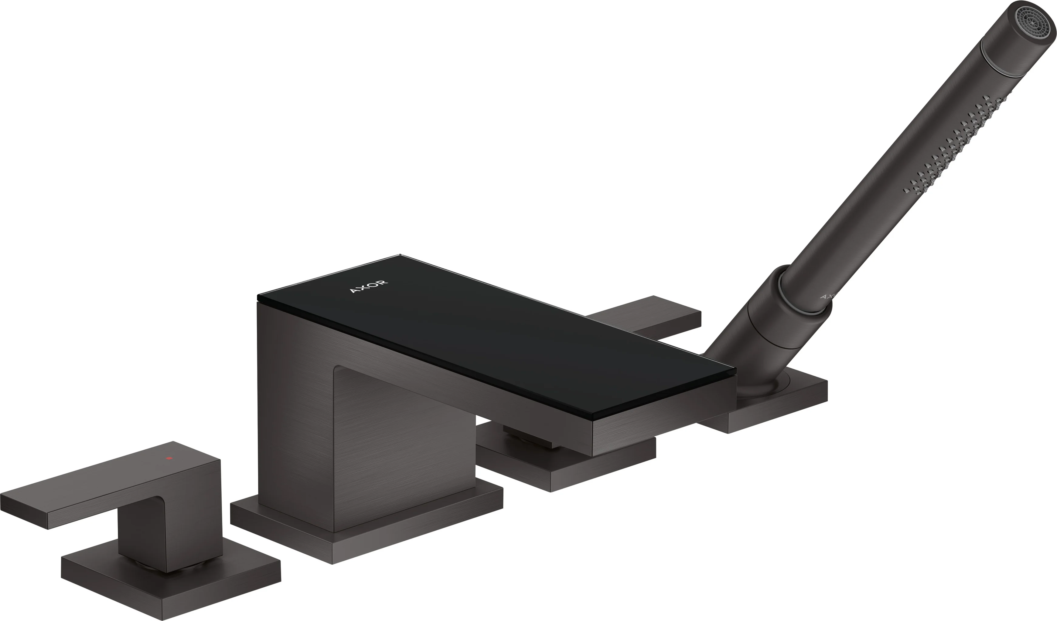 Hansgrohe AXOR MyEdition Platte 200 Glas schwarz abnehmbar Hansgrohe AXOR MyEdition Platte 200 Glas schwarz abnehmbar