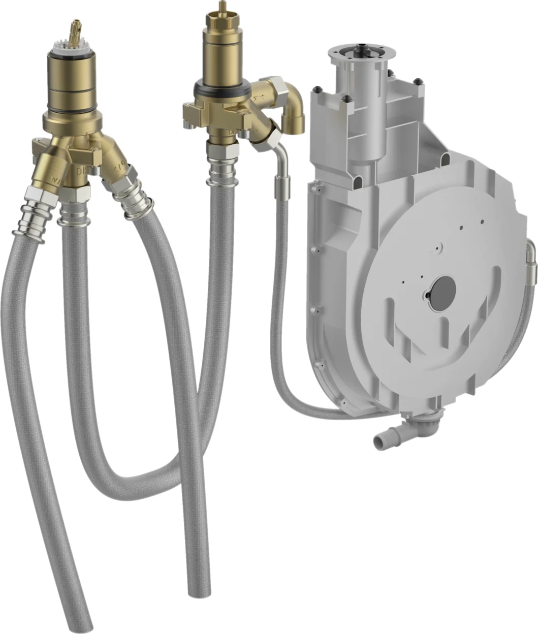 Hansa UP-Rohbauset Bade- und Brausearmatur Hansa 5303 DN20, Wannenrandmontage, Unterputz, Chrom Hansa UP-Rohbauset Bade- und Brausearmatur Hansa 5303 DN20, Wannenrandmontage, Unterputz, Chrom