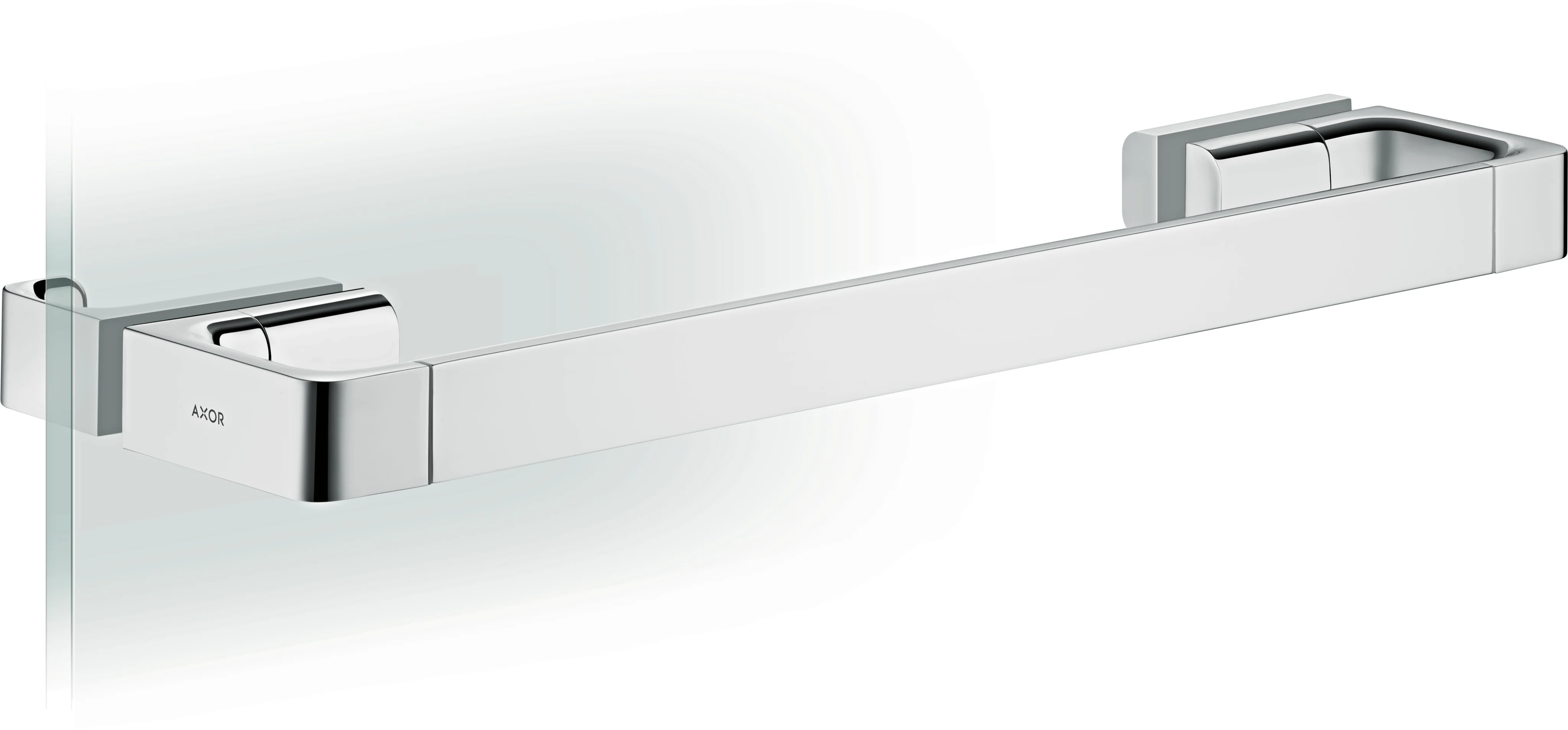 Hansgrohe AXOR Universal Softsquare Duschtürgriff, feststehend, Chrom, Länge 444 mm