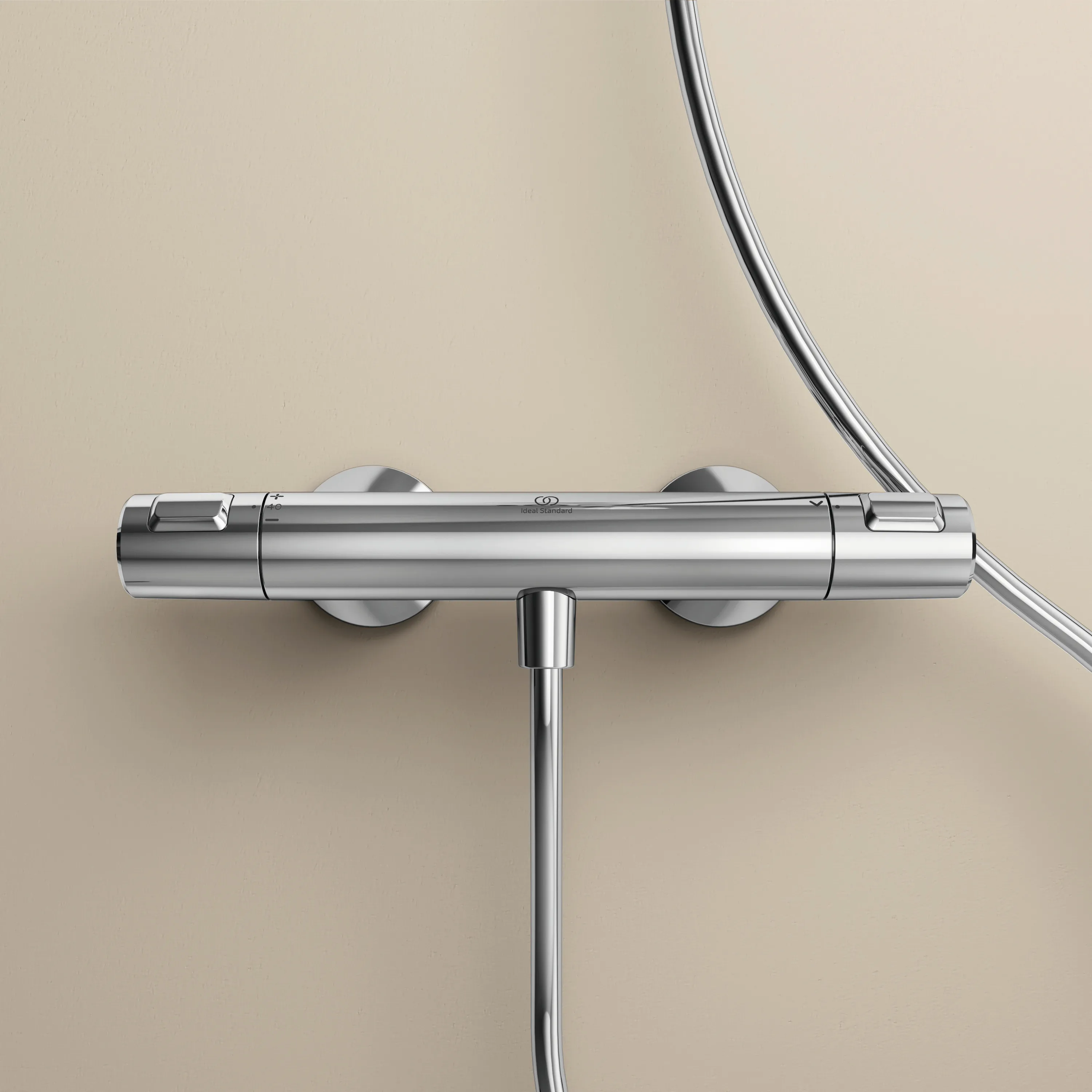 Ideal Standard Ceratherm T25 Brausethermostat Aufputz DN 15, Chrom Ideal Standard Ceratherm T25 Brausethermostat Aufputz DN 15, Chrom