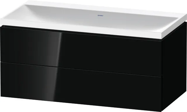 Duravit Möbelset c-shaped Set wandhängend wandhängend „L-Cube“ 100 × 48 × 48 cm Schwarz Hochglanz Duravit Möbelset c-shaped Set wandhängend wandhängend „L-Cube“ 100 × 48 × 48 cm Schwarz Hochglanz