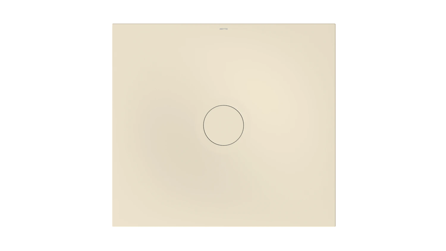 Bette rechteck Duschwanne „BetteAir“ 1100 × 1000 mm ohne Oberflächenbeschichtung, mit BetteGlasur Plus, mit Minimum-Wannenträger, in Pergamon