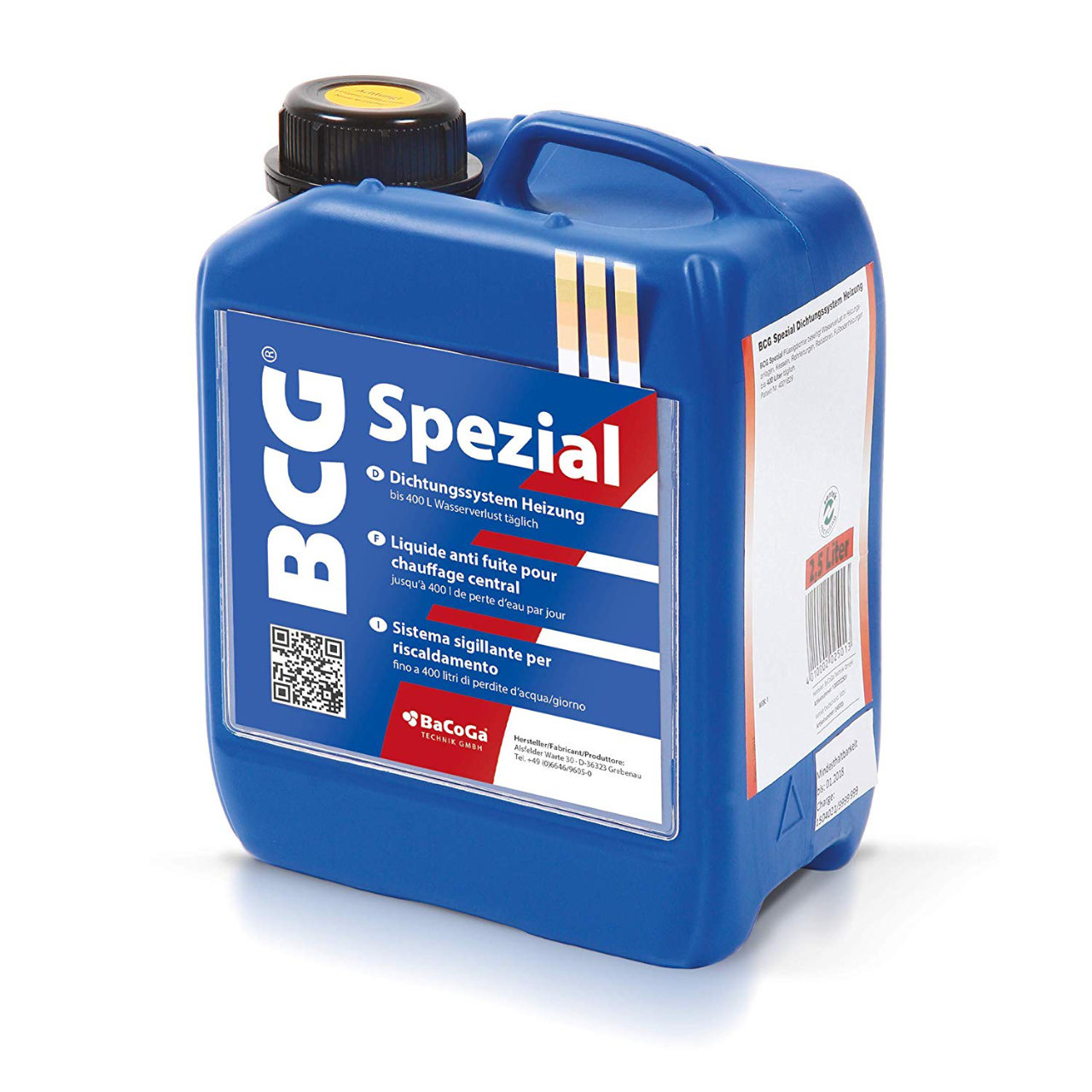 BaCoGa Flüssigdichtmittel gegen Wasserverlust in Heizungen BCG Spezial (2,5 Liter) BaCoGa Flüssigdichtmittel gegen Wasserverlust in Heizungen BCG Spezial (2,5 Liter)