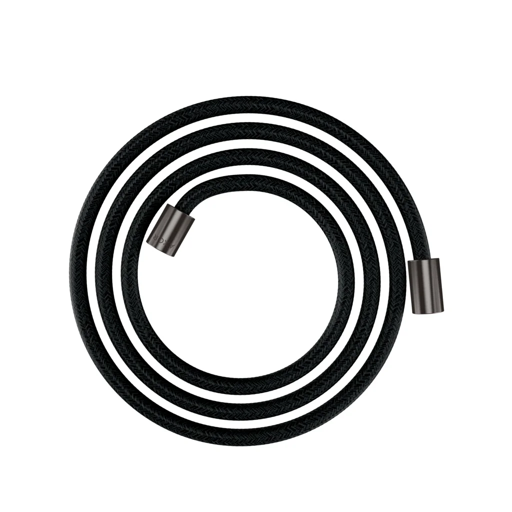 Hansgrohe AXOR ShowerSolutions Textilbrauseschlauch 2 m, Brushed Black Chrome