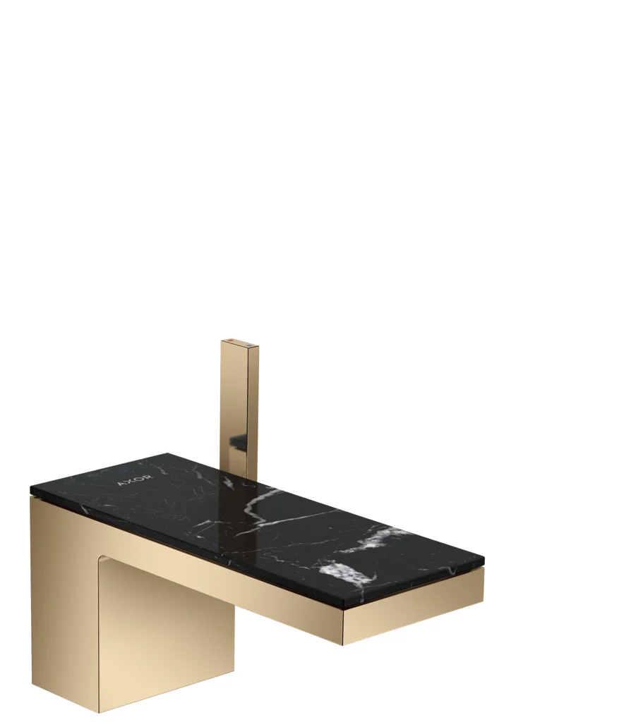 Hansgrohe AXOR MyEdition Platte 200 mm Marmor Nero Marquina abnehmbar