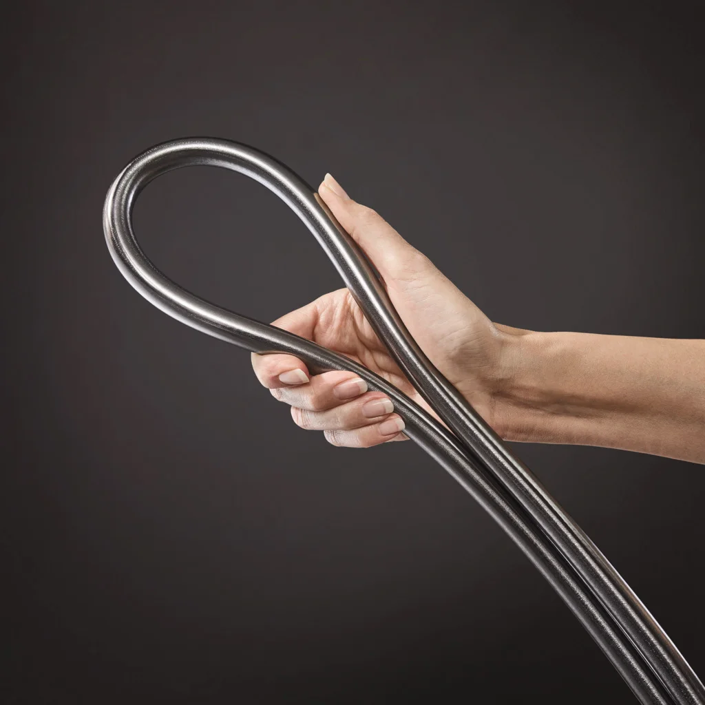 Hansgrohe Unica Brausestange S Puro 90 cm BBC, 1008 mm Gesamtlänge, 22 mm Durchmesser, 160 cm Brauseschlauch, stufenlos verstellbare Handbrausehalterung aus Metall