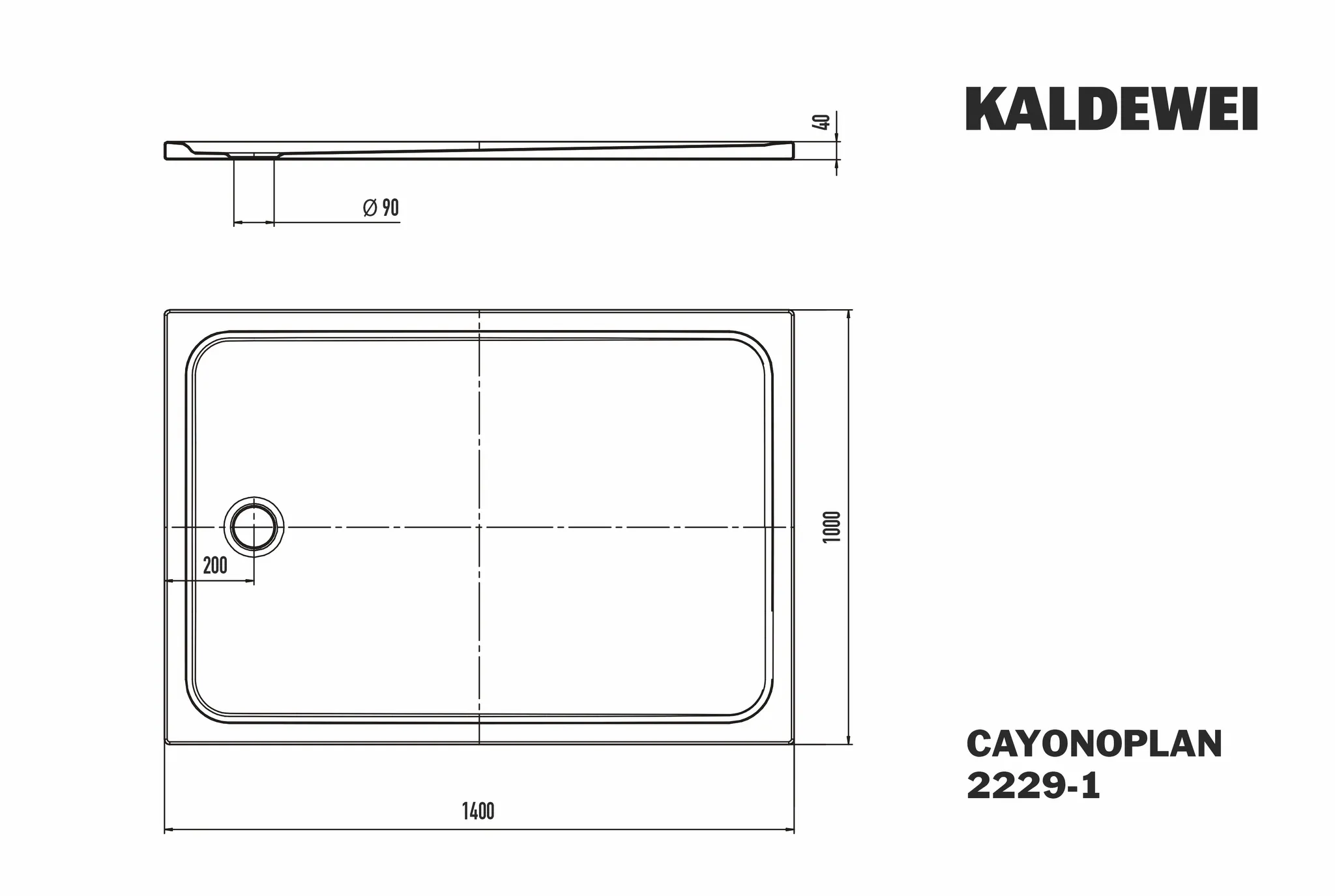 Kaldewei rechteck Duschwanne „Cayonoplan“ 1000 × 1400 mm ohne Oberflächenbeschichtung, mit Perl-Effekt, in warm grey 10 Kaldewei rechteck Duschwanne „Cayonoplan“ 1000 × 1400 mm ohne Oberflächenbeschichtung, mit Perl-Effekt, in warm grey 10