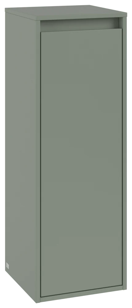 Villeroy & Boch Skyla Seitenschrank C80200, 350x1000x349mm, 1 Tür, 1 Schublade, links ansetzbar, Soft Green Villeroy & Boch Skyla Seitenschrank C80200, 350x1000x349mm, 1 Tür, 1 Schublade, links ansetzbar, Soft Green