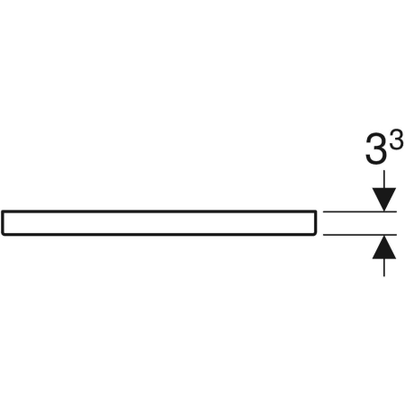 iCon Griff: hochglanz-verchromt, B=44.7cm