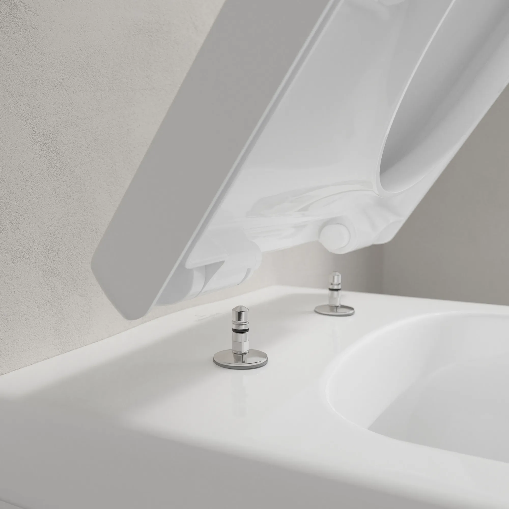 Wand-Tiefspül-WC DirectFlush „Architectura“ 37 × 33 × 53 cm  mit CeramicPlus