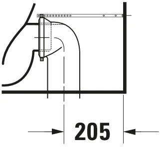 Stand-WC Big Toilet Starck 3 740 mm Tiefspüler,f.SPK,Abg.Vario,weiß,HYG