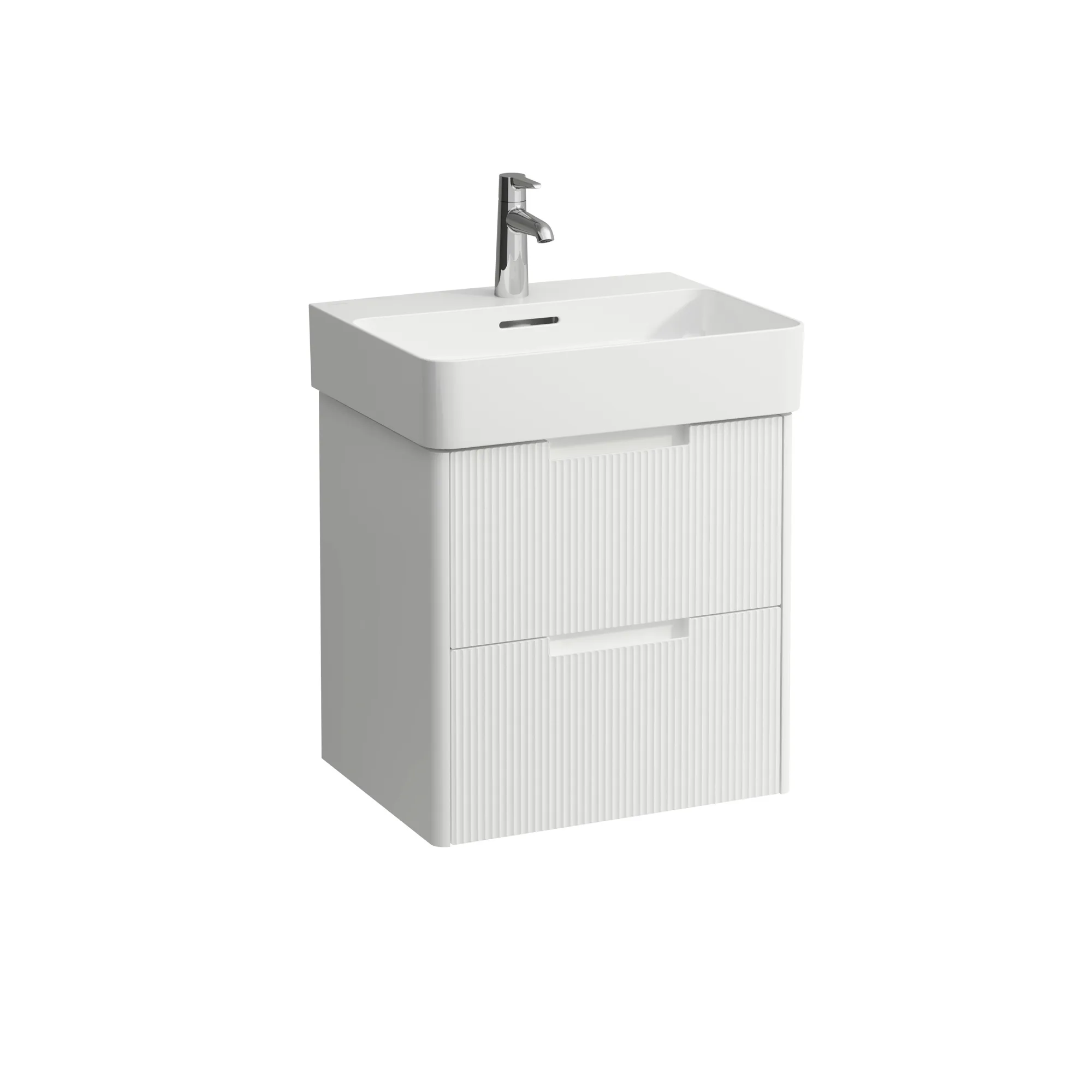 Waschtischunterbau JUNA für VAL 400x521x515 2 Schubladen mit Griffmulde für Waschtisch H810282 weiß matt Waschtischunterbau JUNA für VAL 400x521x515 2 Schubladen mit Griffmulde für Waschtisch H810282 weiß matt