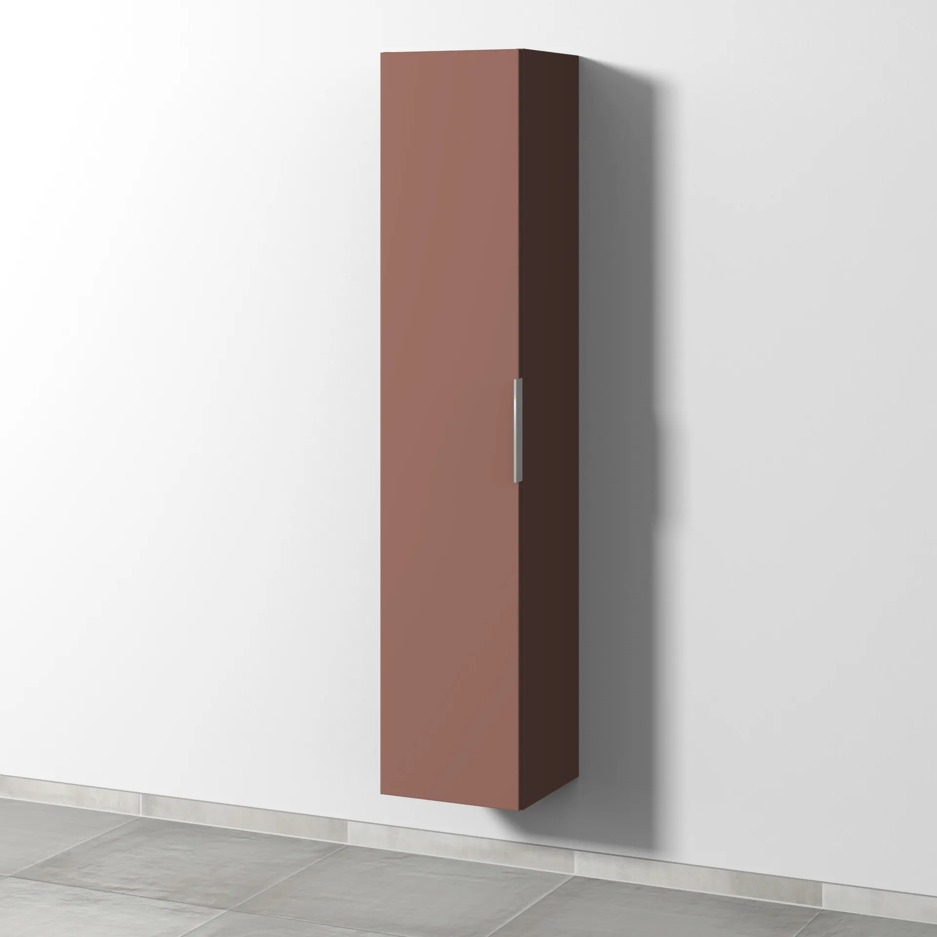 Sanipa Hochschrank „3way“ 350 × 1700 × 345 mm Anschlag links, in Wine-Red, Anschlag links