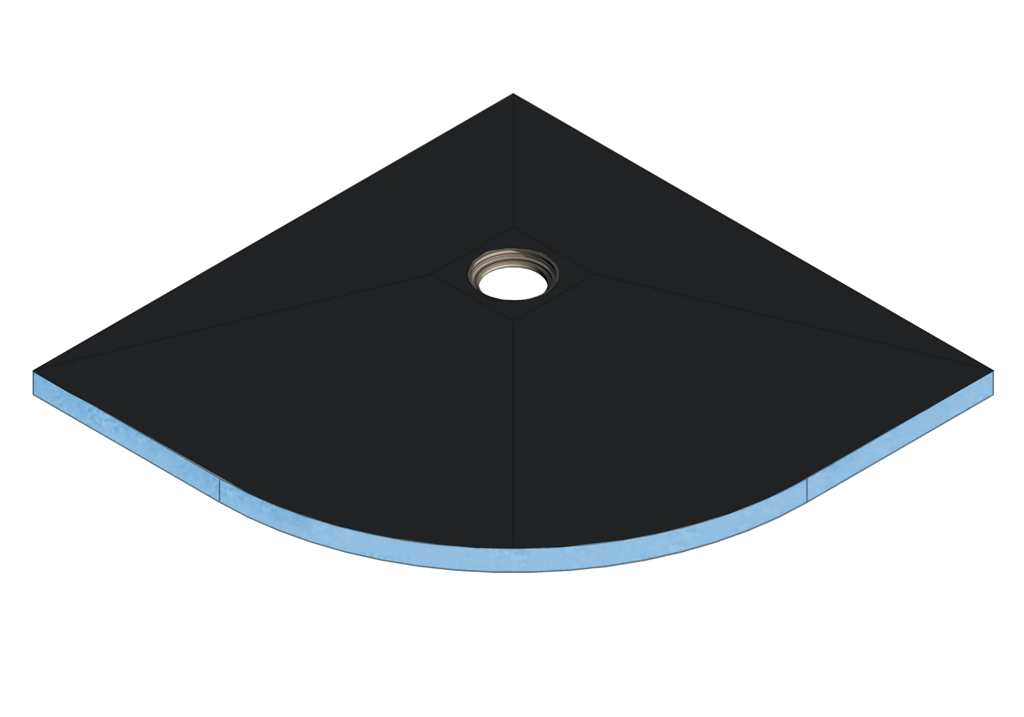 Duschelement Ablauf dezentral „Point“ 90 × 90 cm Duschelement Ablauf dezentral „Point“ 90 × 90 cm