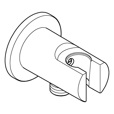 Wandanschlussbogen Tempesta 28628_1, mit Wandbrausehalter, Außengewinde, chrom Wandanschlussbogen Tempesta 28628_1, mit Wandbrausehalter, Außengewinde, chrom