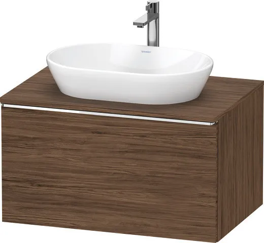 Duravit Waschtischunterschrank wandhängend „D-Neo“ 80 × 45,9 × 55 cm in Nussbaum Dunkel