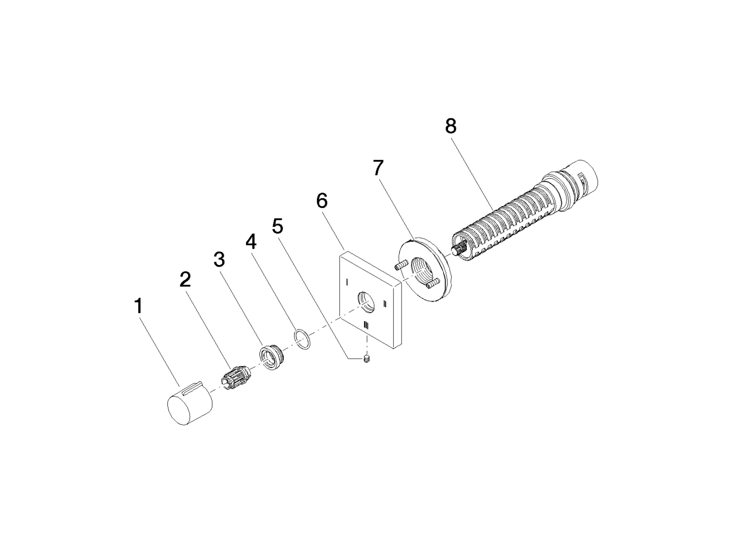 UP-Dreiwege-Umstellung SYMETRICS Chrom 36210980