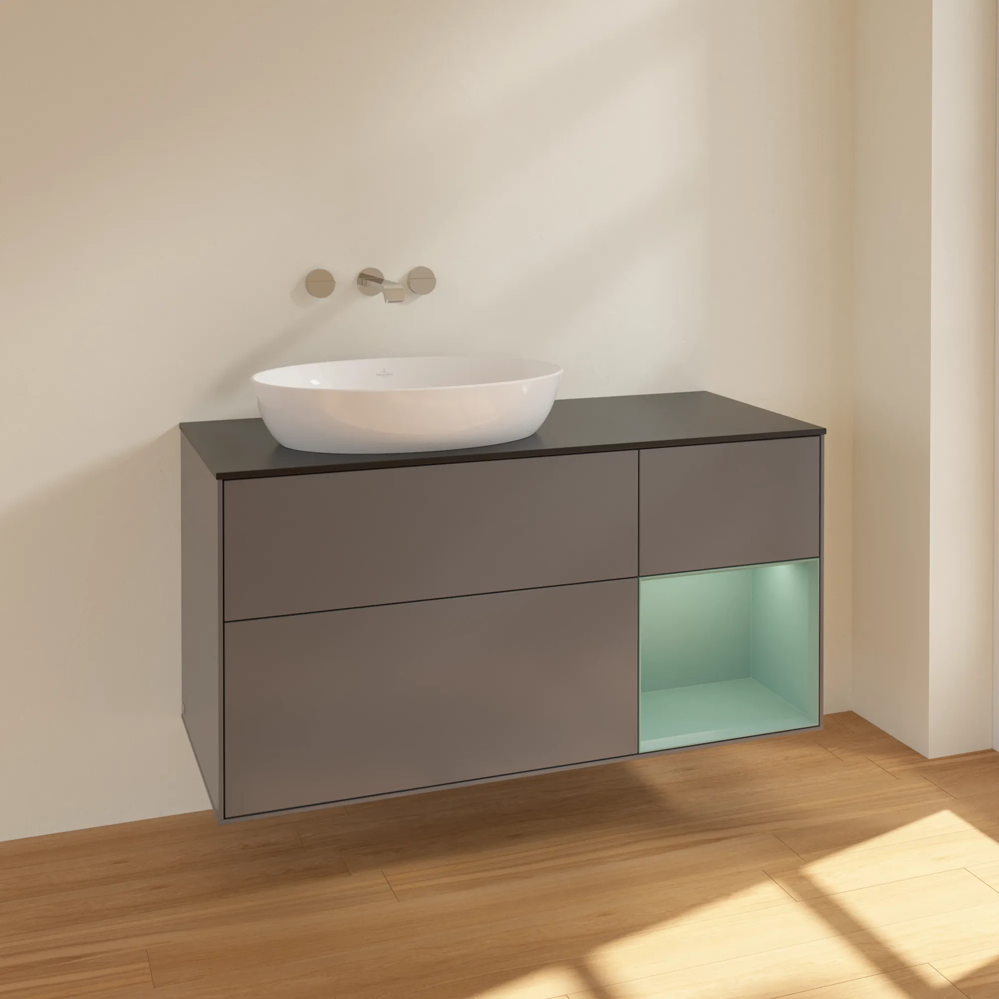 Villeroy & Boch Finion FA5 Waschbeckenunterschrank, anthrazit