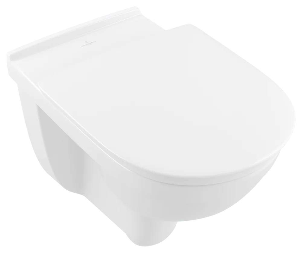 Villeroy & Boch Tiefspül-WC ViCare spülrandlos 4695R0 Oval wandhängend Weiß Alpin CeramicPlus