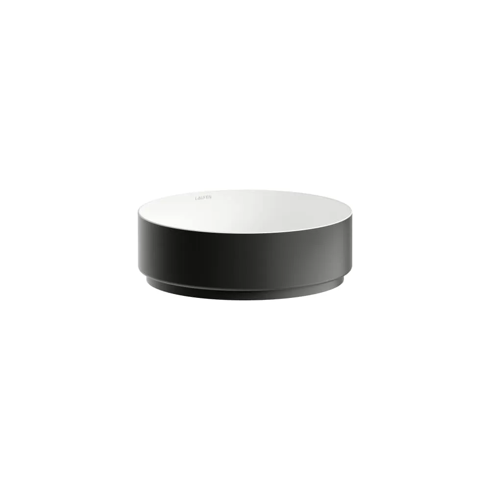 Laufen Waschtisch-Schale UNISONO 325 x 325 x 106 mm in Bicolor Schwarz matt/Weiß glänzend Laufen Waschtisch-Schale UNISONO 325 x 325 x 106 mm in Bicolor Schwarz matt/Weiß glänzend