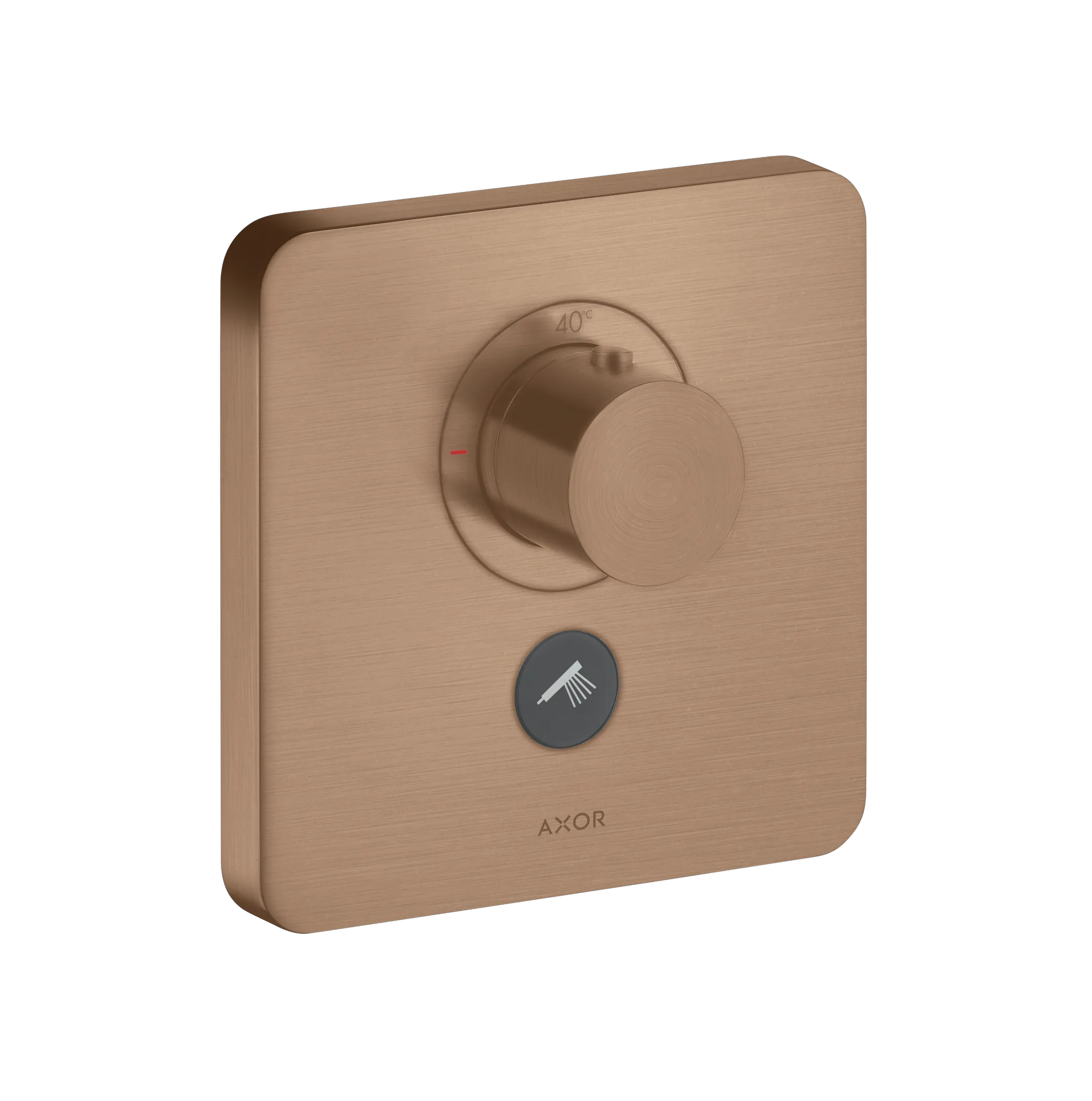 Hansgrohe AXOR ShowerSelect Thermostat HighFlow Unterputz softsquare Brushed Red Gold Hansgrohe AXOR ShowerSelect Thermostat HighFlow Unterputz softsquare Brushed Red Gold
