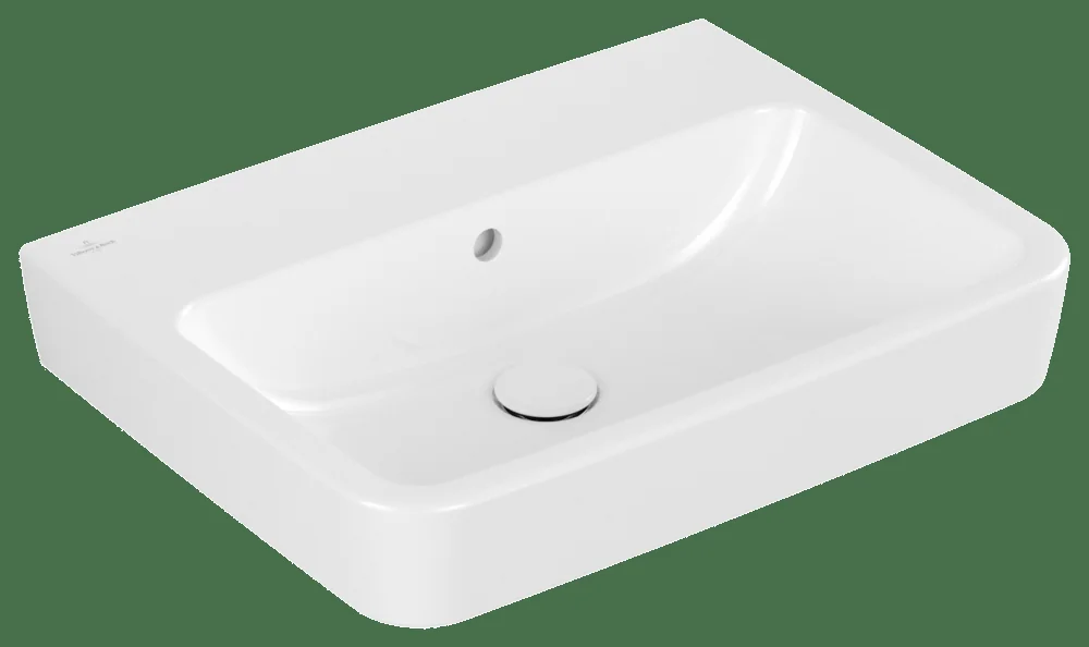 Villeroy & Boch O.novo Waschbecken 4A4162, 600x460mm, Eckig, Weiß Alpin