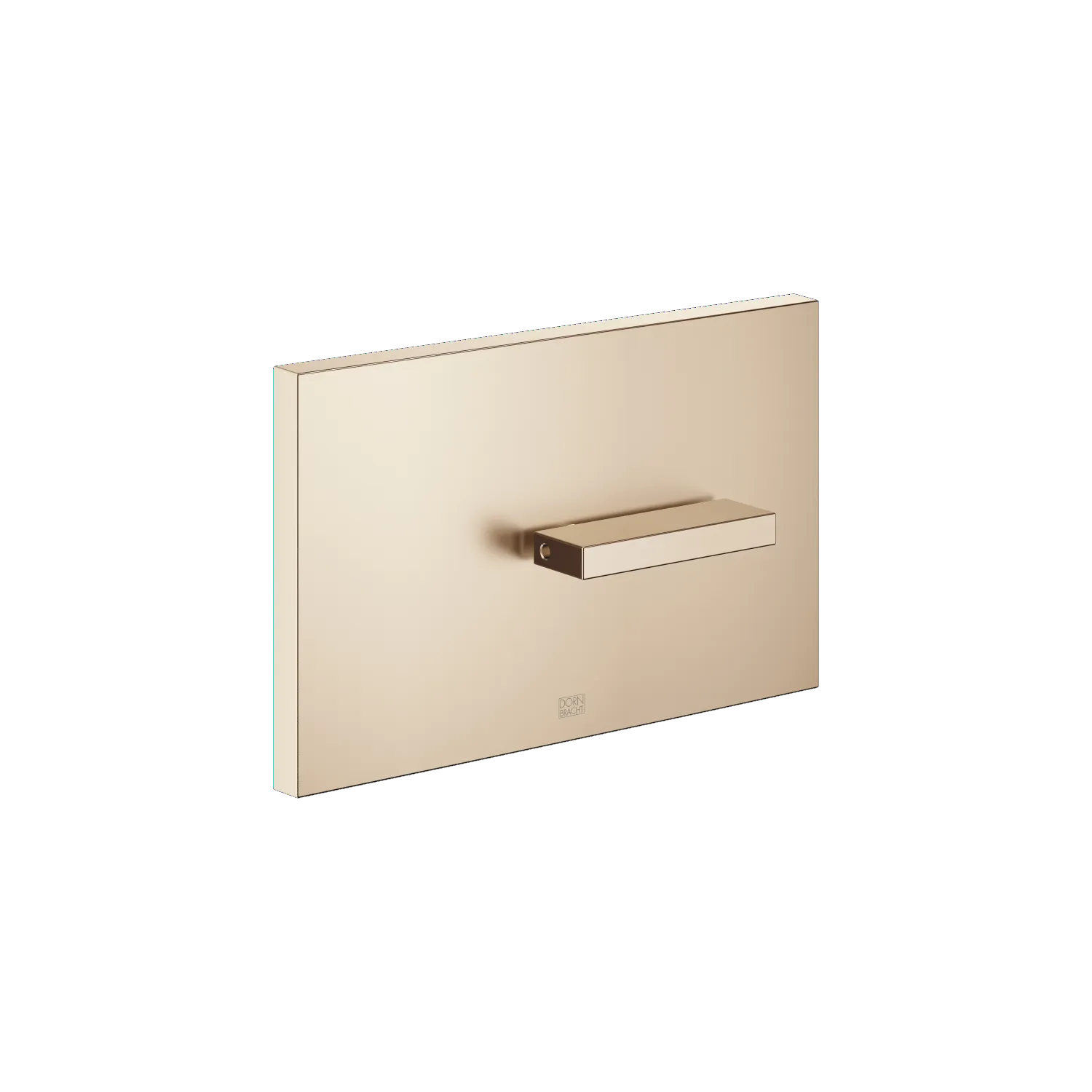 Dornbracht Abdeckplatte für WC-UP-Spülkasten SERIENNEUTRAL Light Gold gebürstet 150 x 240 x 15 mm mit Drehbetätigung und Zwei-Mengen-Technik