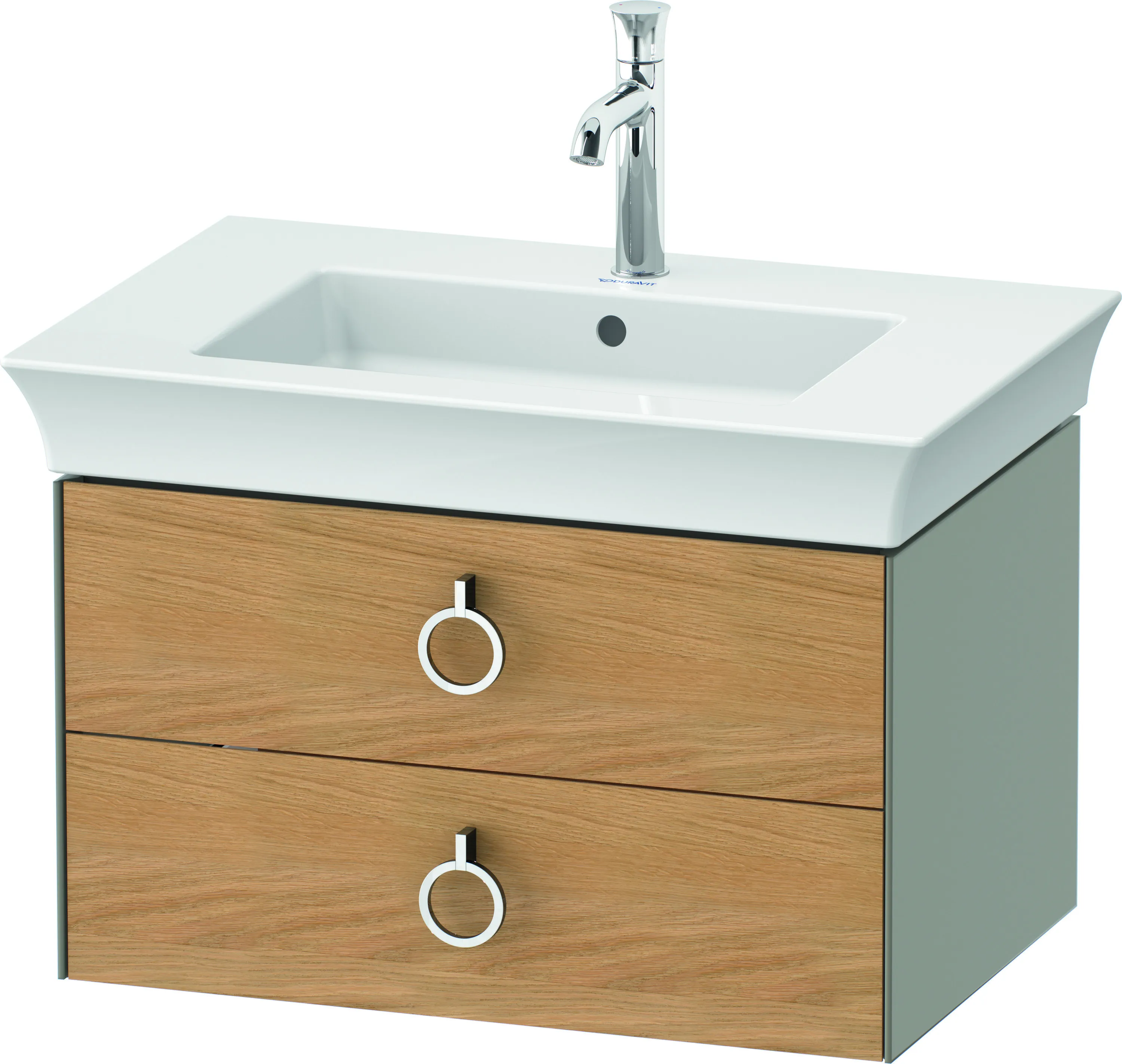Duravit Waschtischunterschrank wandhängend „White Tulip“ 68,4 × 41 × 45,8 cm Duravit Waschtischunterschrank wandhängend „White Tulip“ 68,4 × 41 × 45,8 cm