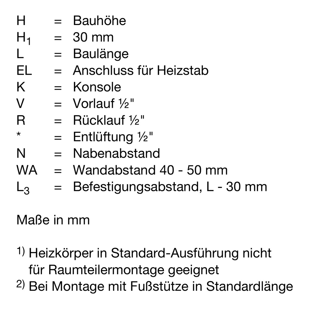 Zehnder Design-Heizkörper Subway SUB-100-045 Raumteiler 973x30x450 RAL 9016, m. Fuß Zehnder Design-Heizkörper Subway SUB-100-045 Raumteiler 973x30x450 RAL 9016, m. Fuß
