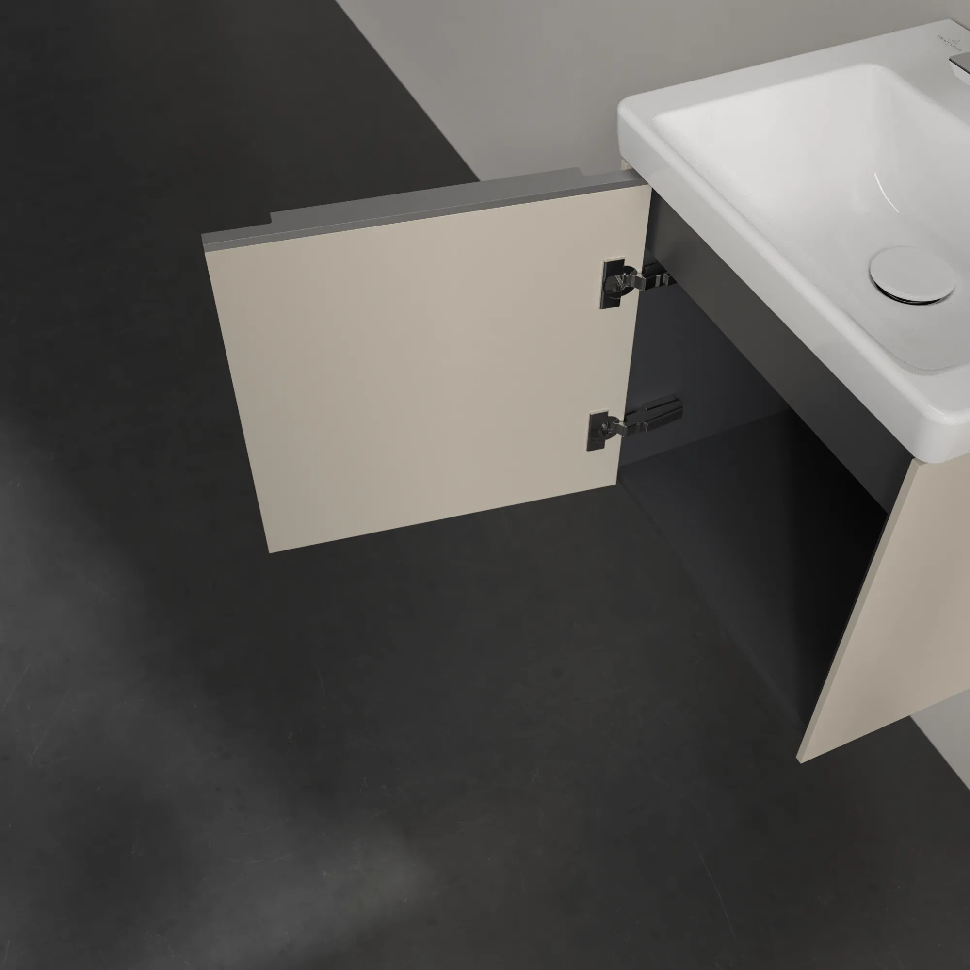 Villeroy & Boch Subway 3.0 Waschbeckenunterschrank C58100, 423 x 429 x 377,5 mm, links