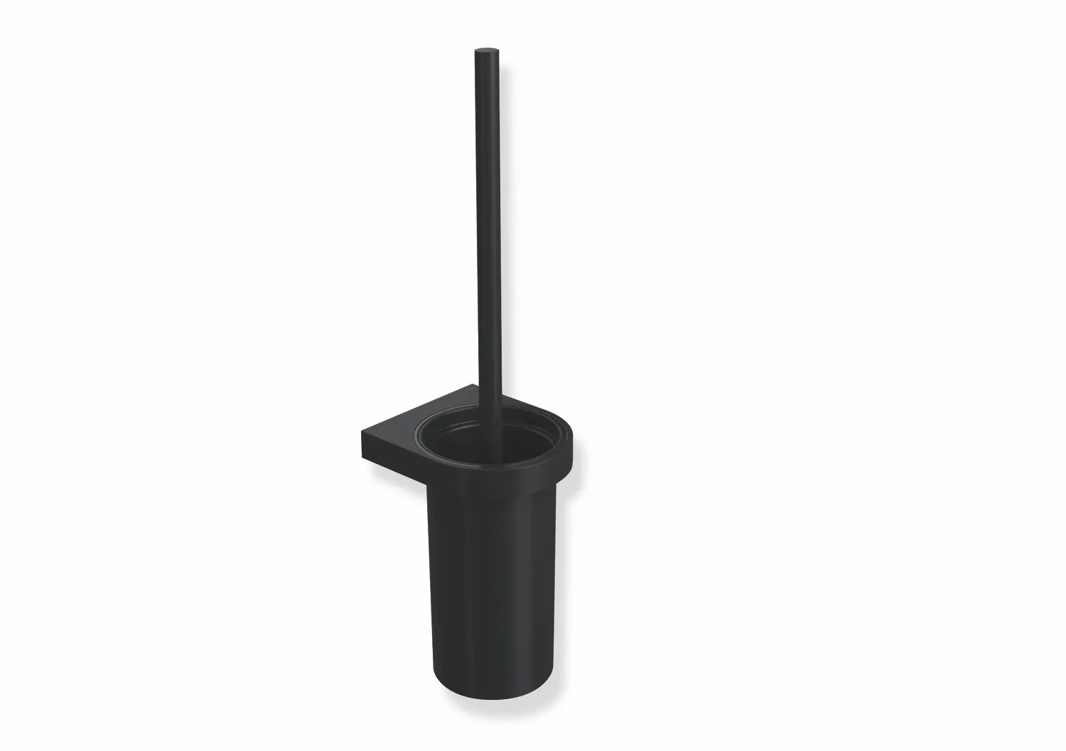 WC-Bürstengarnitur, Halter und Bürstenstiel Metall, pulverbeschichtet, Bürstenbehälter Polyamid, matt, Wandmontage, in Farbe AS (Weiß tiefmatt - Weiß matt) WC-Bürstengarnitur, Halter und Bürstenstiel Metall, pulverbeschichtet, Bürstenbehälter Polyamid, matt, Wandmontage, in Farbe AS (Weiß tiefmatt - Weiß matt)