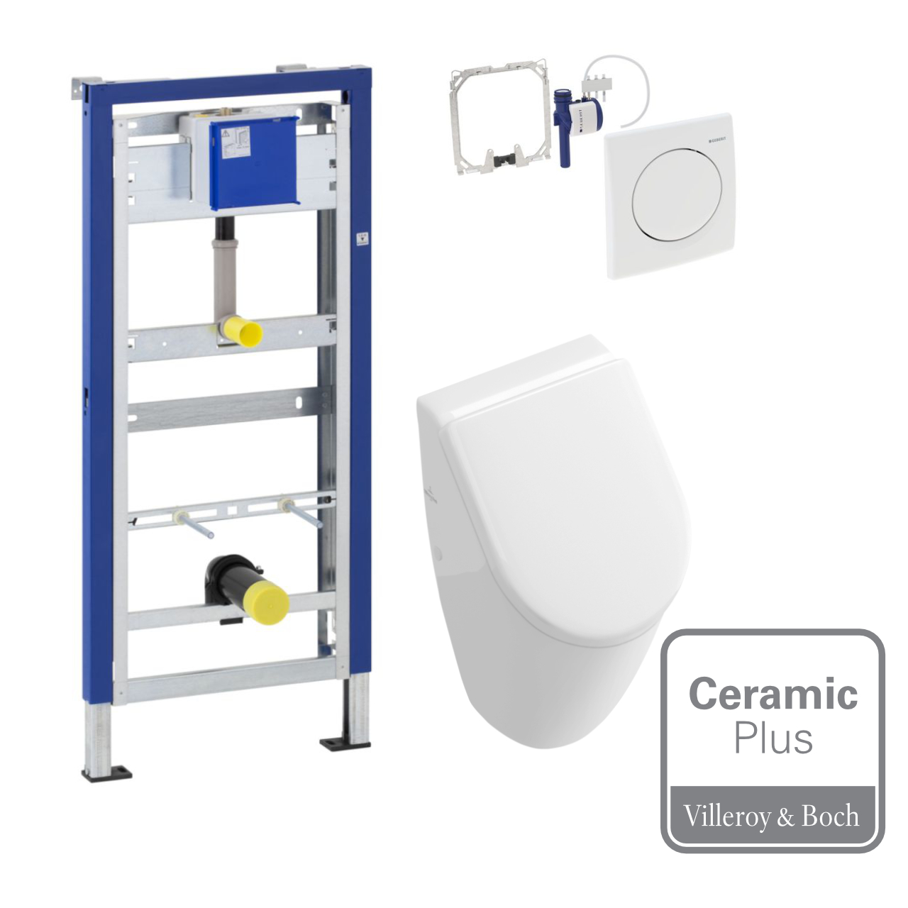 Urinal Subway Urinal mit Beschichtung und Deckel mit Geberit Element und Urinalsteuerung Urinal Subway Urinal mit Beschichtung und Deckel mit Geberit Element und Urinalsteuerung