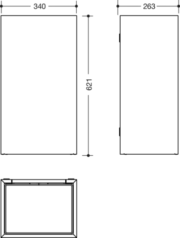 HEWI Papierabfallbehälter „System 900“ 34 × 62 × 26,3 cm in Dunkelgrau tiefmatt HEWI Papierabfallbehälter „System 900“ 34 × 62 × 26,3 cm in Dunkelgrau tiefmatt