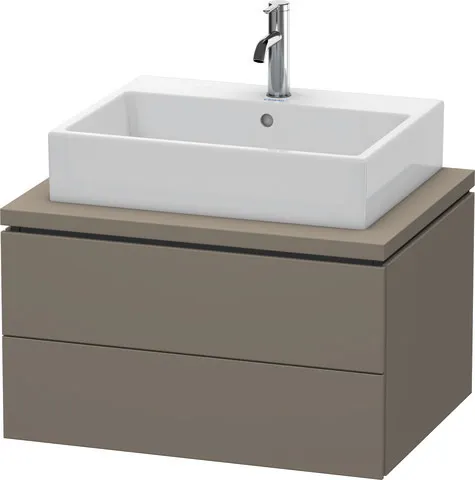 Duravit Waschtischunterschrank wandhängend „L-Cube“ 72 × 40 × 54,7 cm Flannel Grey Seidenmatt Duravit Waschtischunterschrank wandhängend „L-Cube“ 72 × 40 × 54,7 cm Flannel Grey Seidenmatt