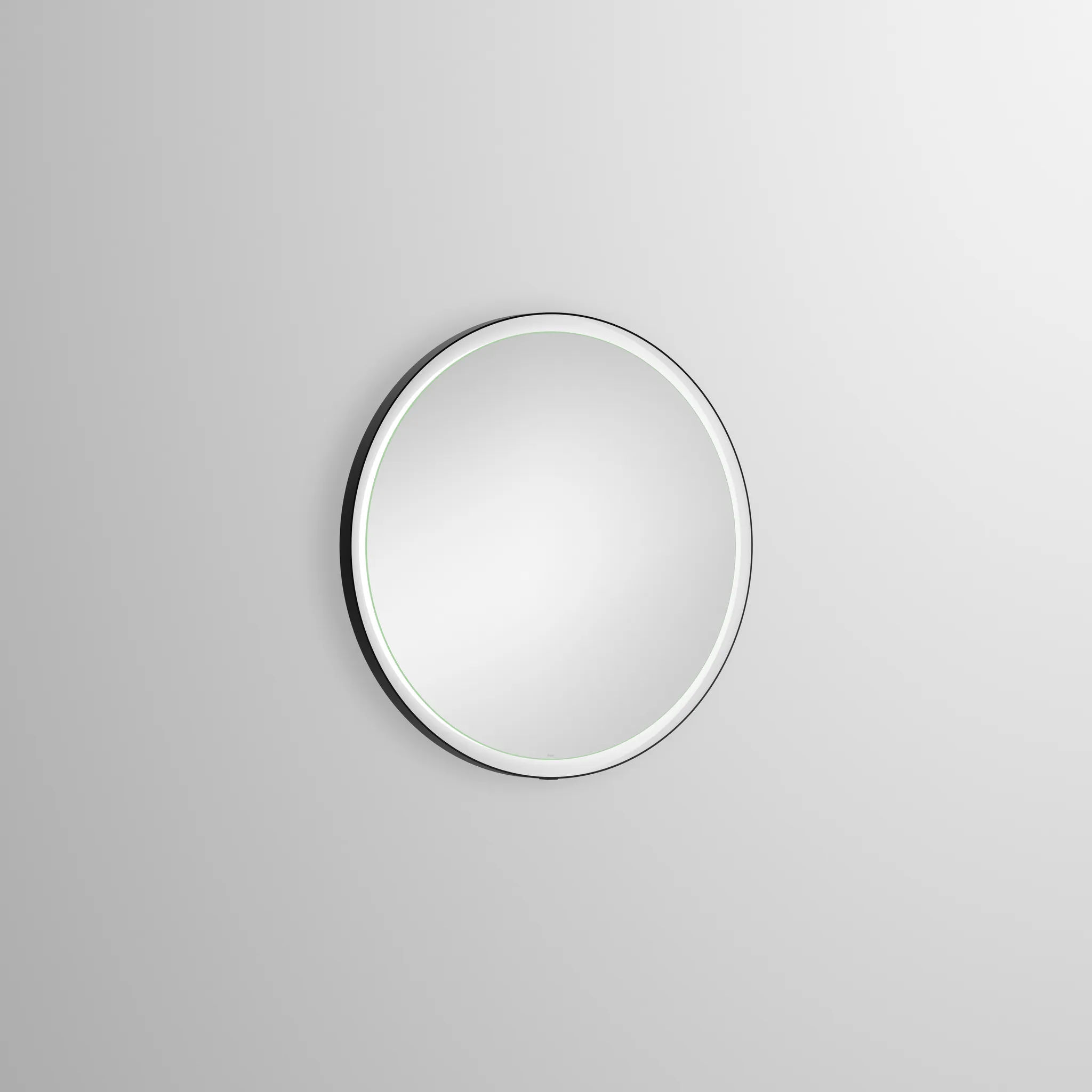 Laufen Spiegel YVA, rund, LED-Beleuchtung, Touchschalter, Dimmer, 750 mm Durchmesser in weiß