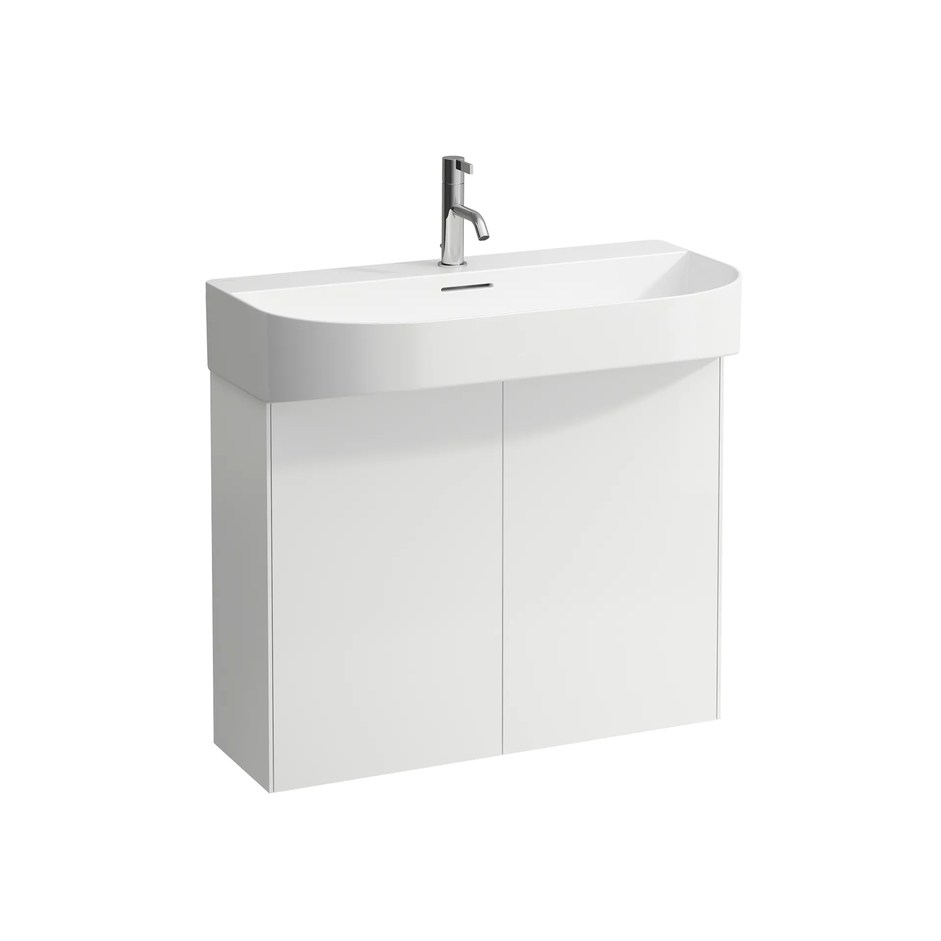 Laufen Waschtischunterbau „SONAR“ 240 × 600 × 775 mm Weiß matt