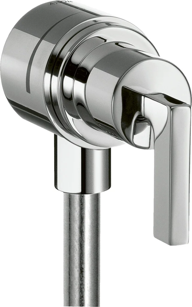 Hansgrohe AXOR Citterio Fixfit Stop Wandabsperrventil mit Rückflussverhinderer, Chrom, DN15/DN20