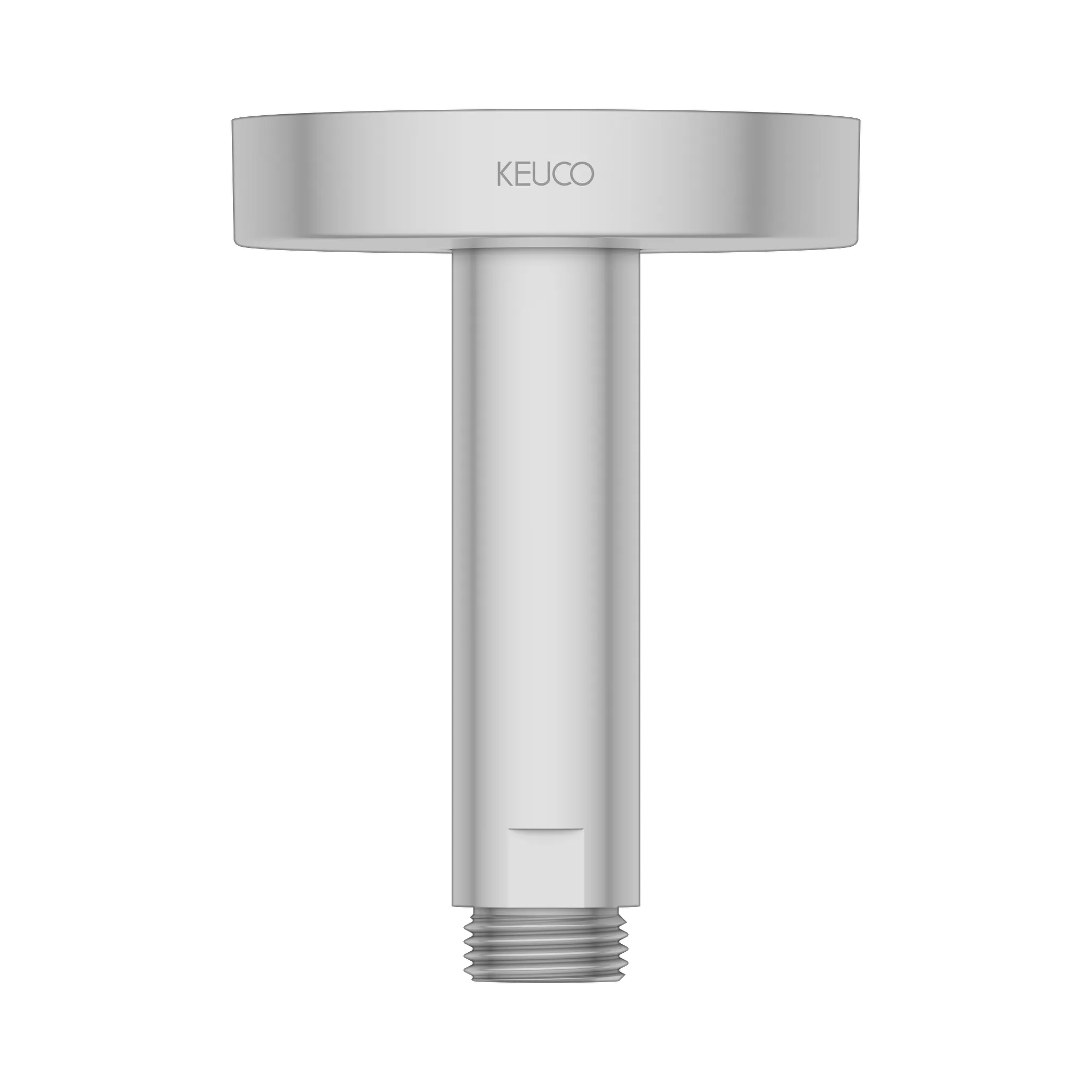 Elegance 51689170100 Brausearm Deckenanschluß rund 100 mm Aluminium-finish