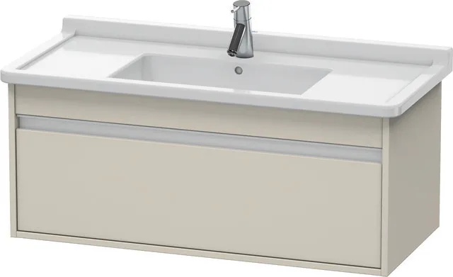 Duravit Waschtischunterschrank wandhängend „Ketho“ 100 × 41 × 45,5 cm Taupe Matt Duravit Waschtischunterschrank wandhängend „Ketho“ 100 × 41 × 45,5 cm Taupe Matt