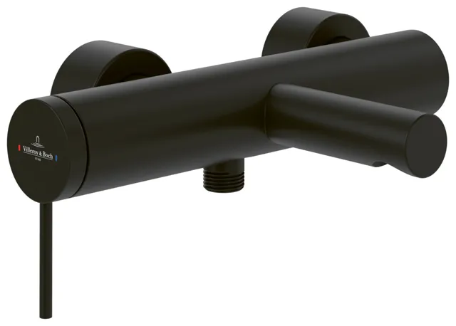 Einhand-Wannenarmatur „Loop & Friends“ Ausladung 173 mm in Matt Black