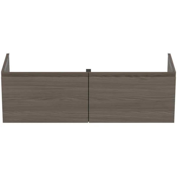 Ideal Standard Möbeldoppel-Waschtischunterschrank Finesse 1200x440x375mm Ulme dunkel