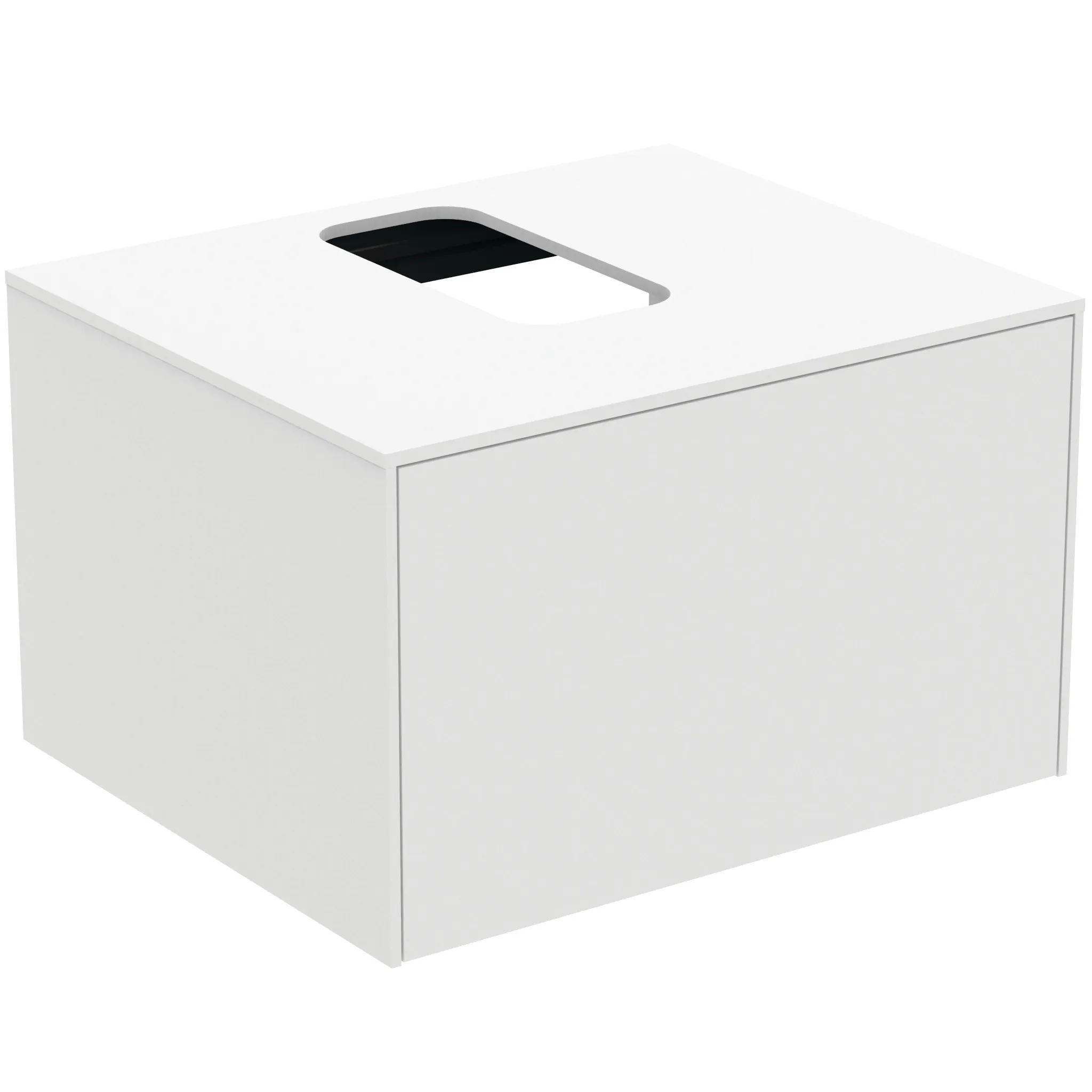Ideal Standard Waschtischunterschrank „Conca“ 60,2 × 37 × 50,5 cm Weiß matt lackiert