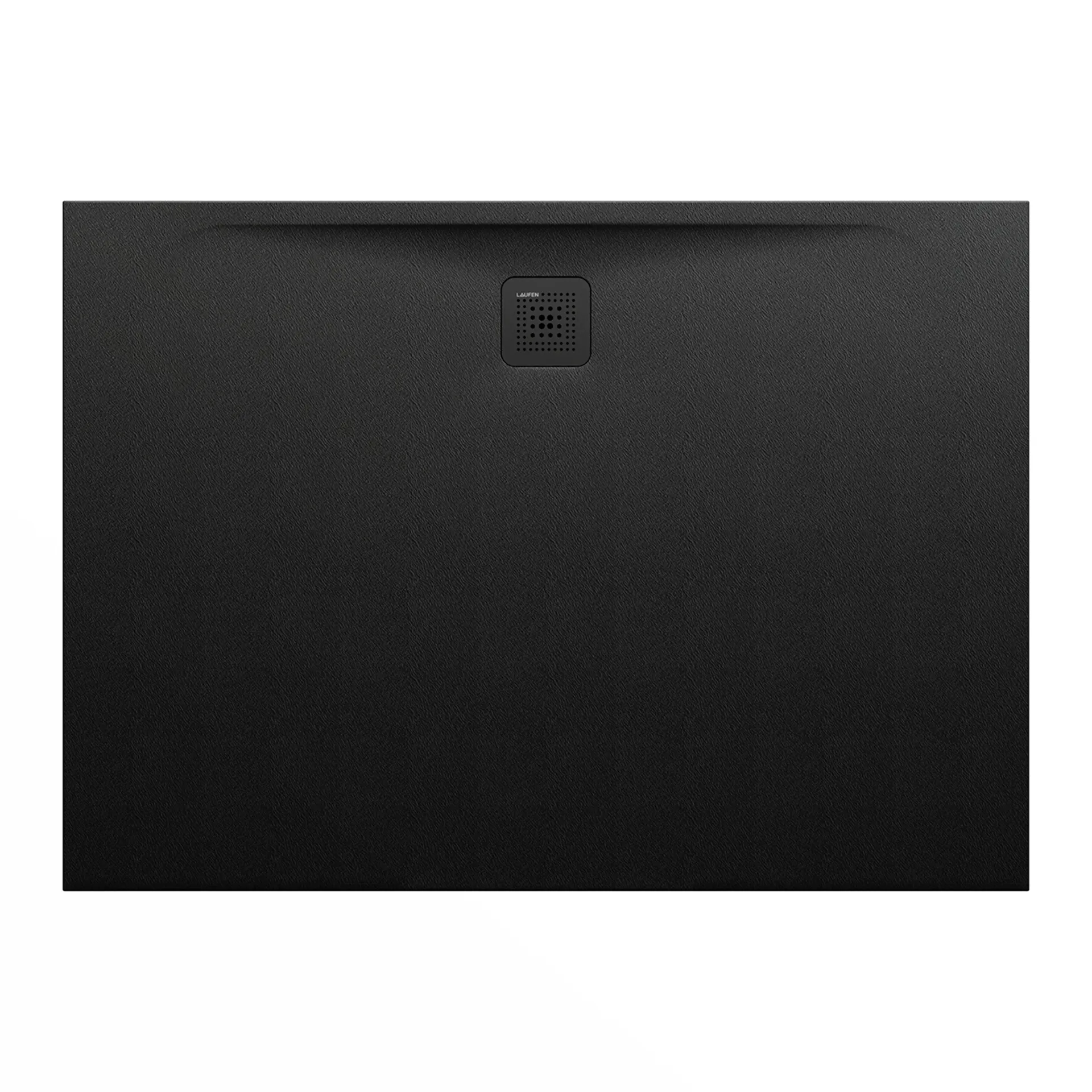 Laufen rechteck Duschwanne „Pro“ Ablauf lange Seite 1400 × 1000 mm in Schwarz