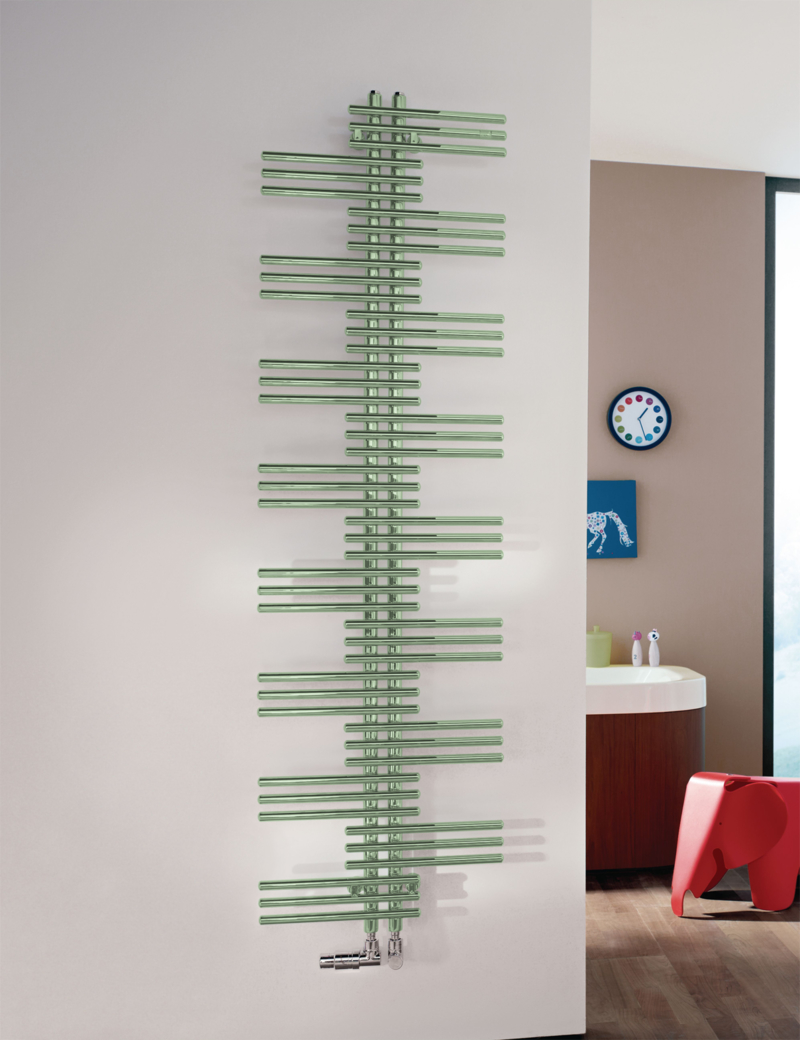 Design-Heizkörper Yucca von Zehnder - 1340x64x500 mm, RAL 9010, ein- oder doppellagig, wendbar, 4 x 1/2" Anschluss Design-Heizkörper Yucca von Zehnder - 1340x64x500 mm, RAL 9010, ein- oder doppellagig, wendbar, 4 x 1/2" Anschluss