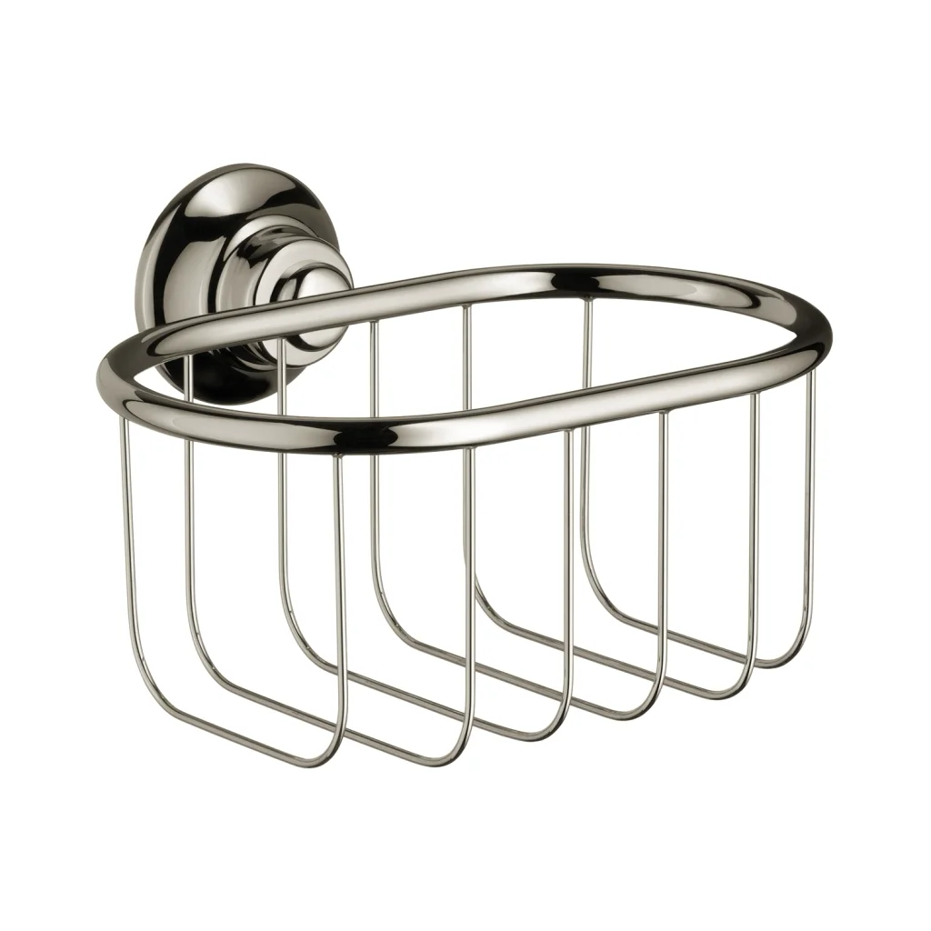 Hansgrohe AXOR Montreux Seifenkorb Wandversion, Chrom, Bohrloch-Durchmesser 6 mm, Bohrabstand 35 mm