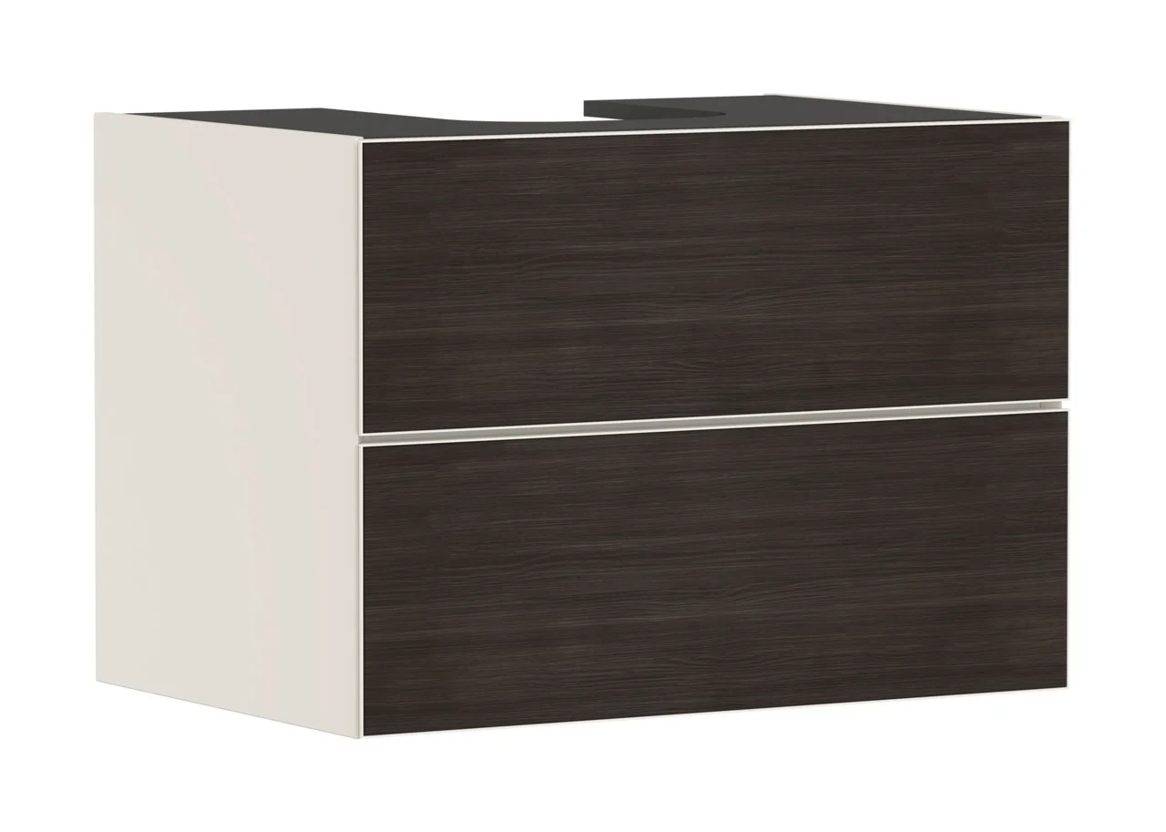 Hansgrohe Xevolos E Waschtischunterschrank Sandbeige Matt, 780/550 mm, 2 Schubkästen, grifflos mit PushOpen und SoftClose, vormontiert