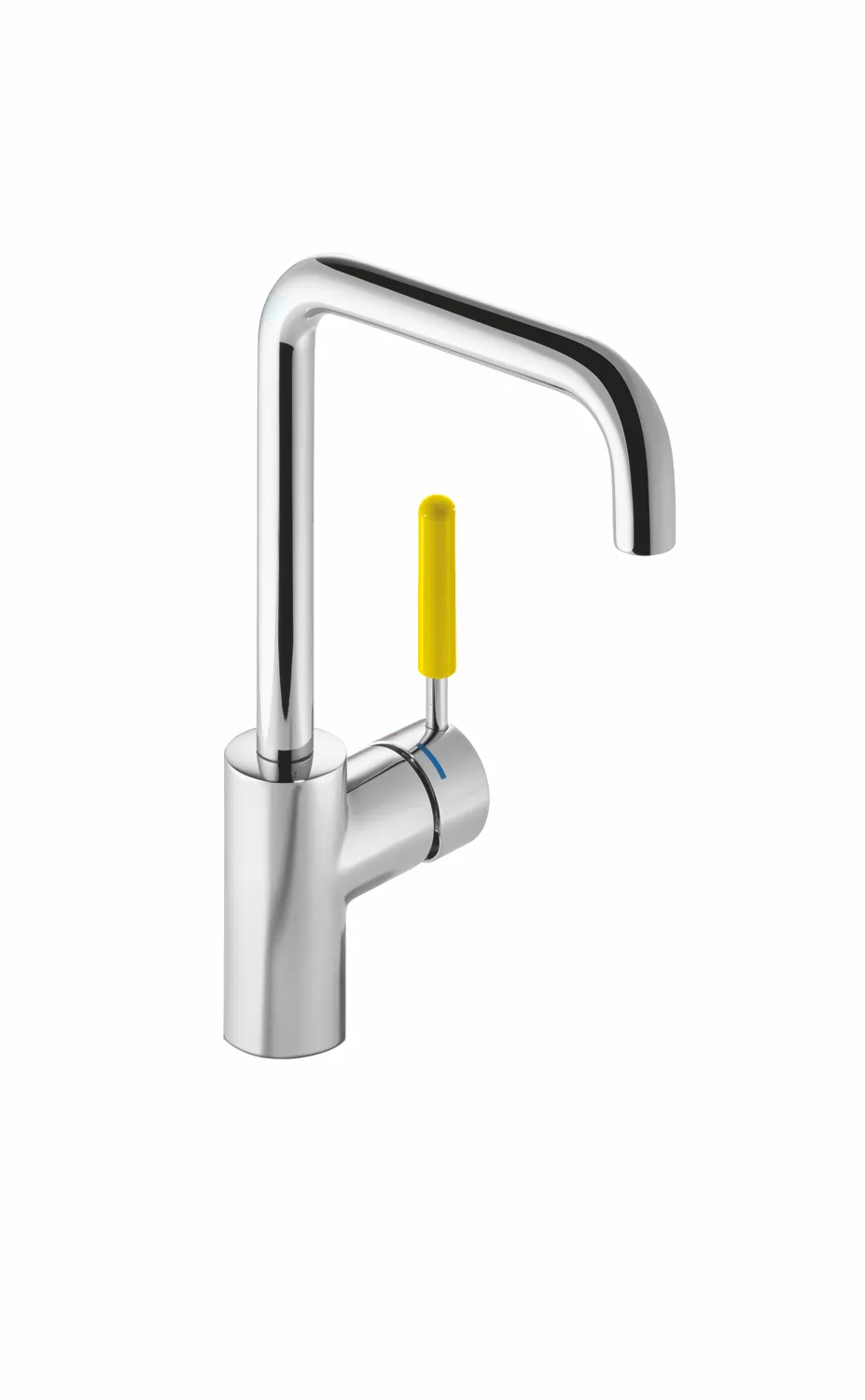 Einhand-Waschtischarmatur „System-Armaturen“ Ausladung 270 mm in Senfgelb Einhand-Waschtischarmatur „System-Armaturen“ Ausladung 270 mm in Senfgelb